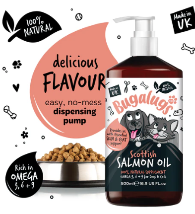 Bugalugs Scottish Salmon Oil 500ml