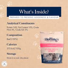 Hollings Pure Beef Jerky 100g Pack