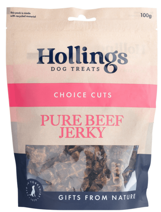 Hollings Pure Beef Jerky 100g Pack